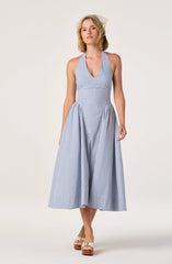 Blue gingham