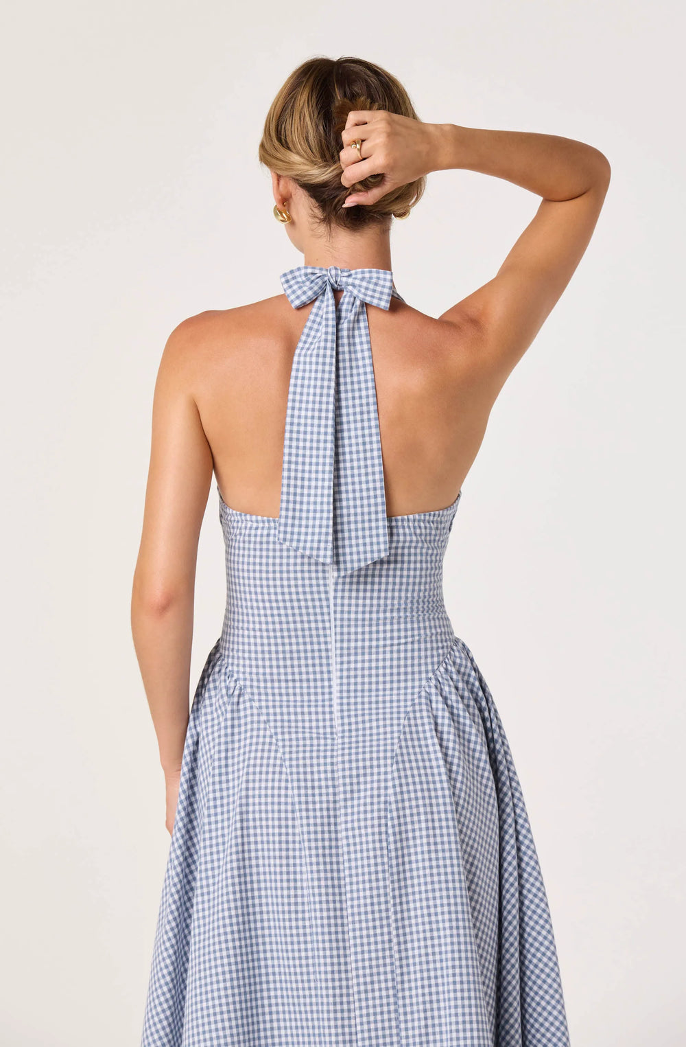 Blue gingham
