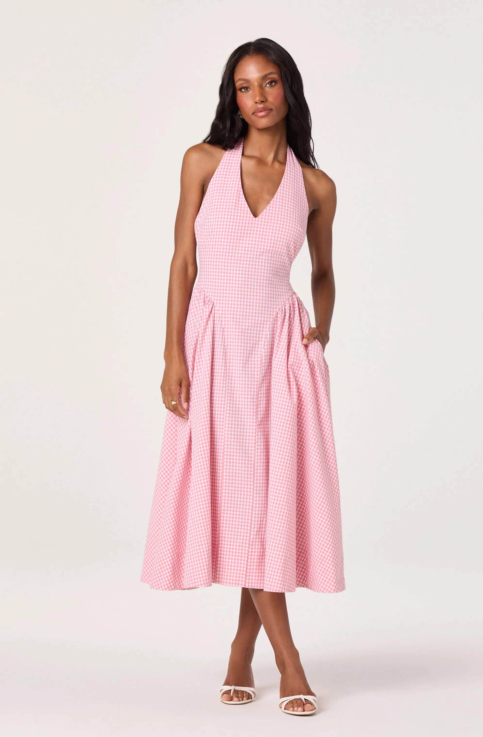 Pink gingham