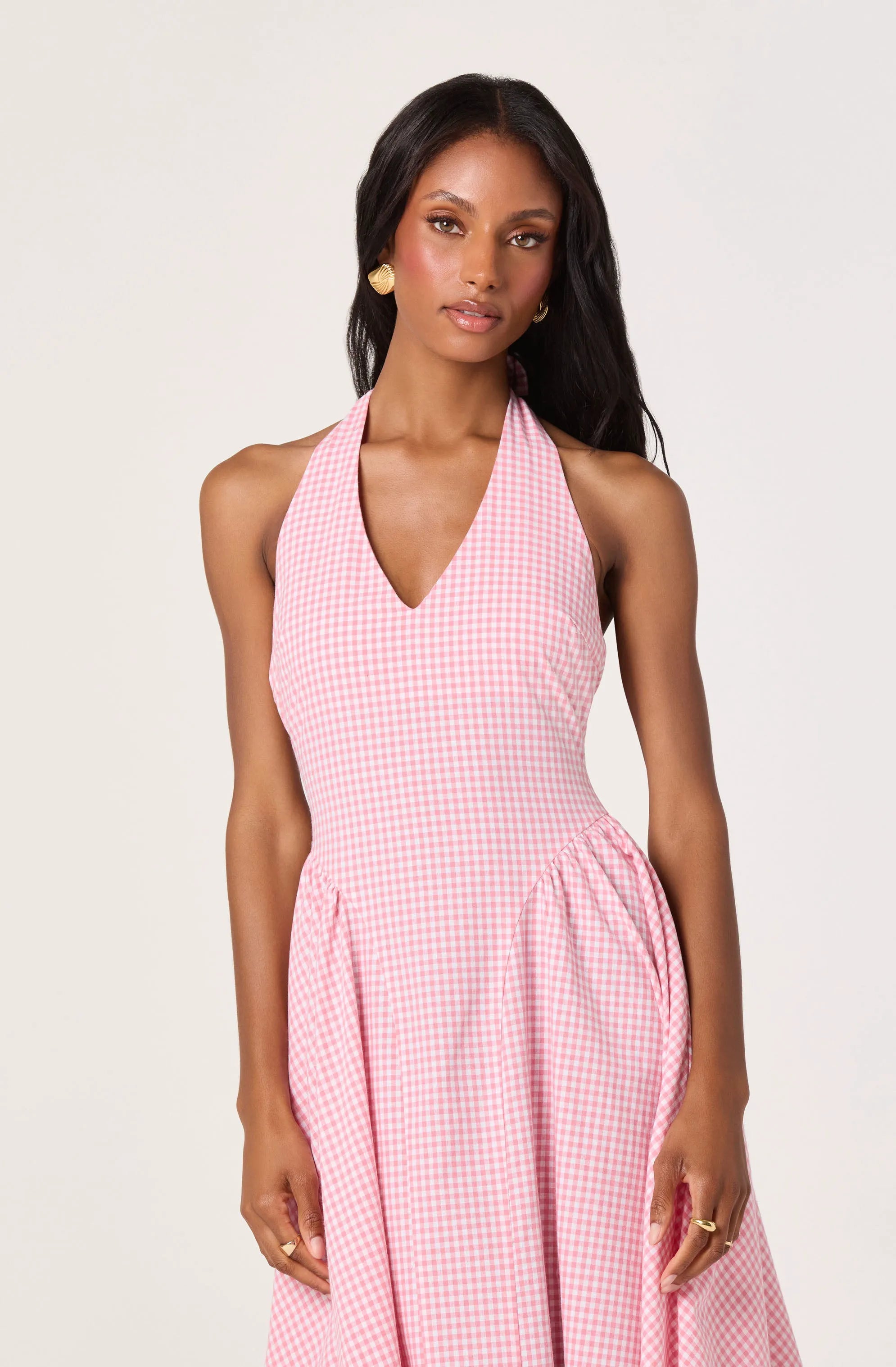 Pink gingham