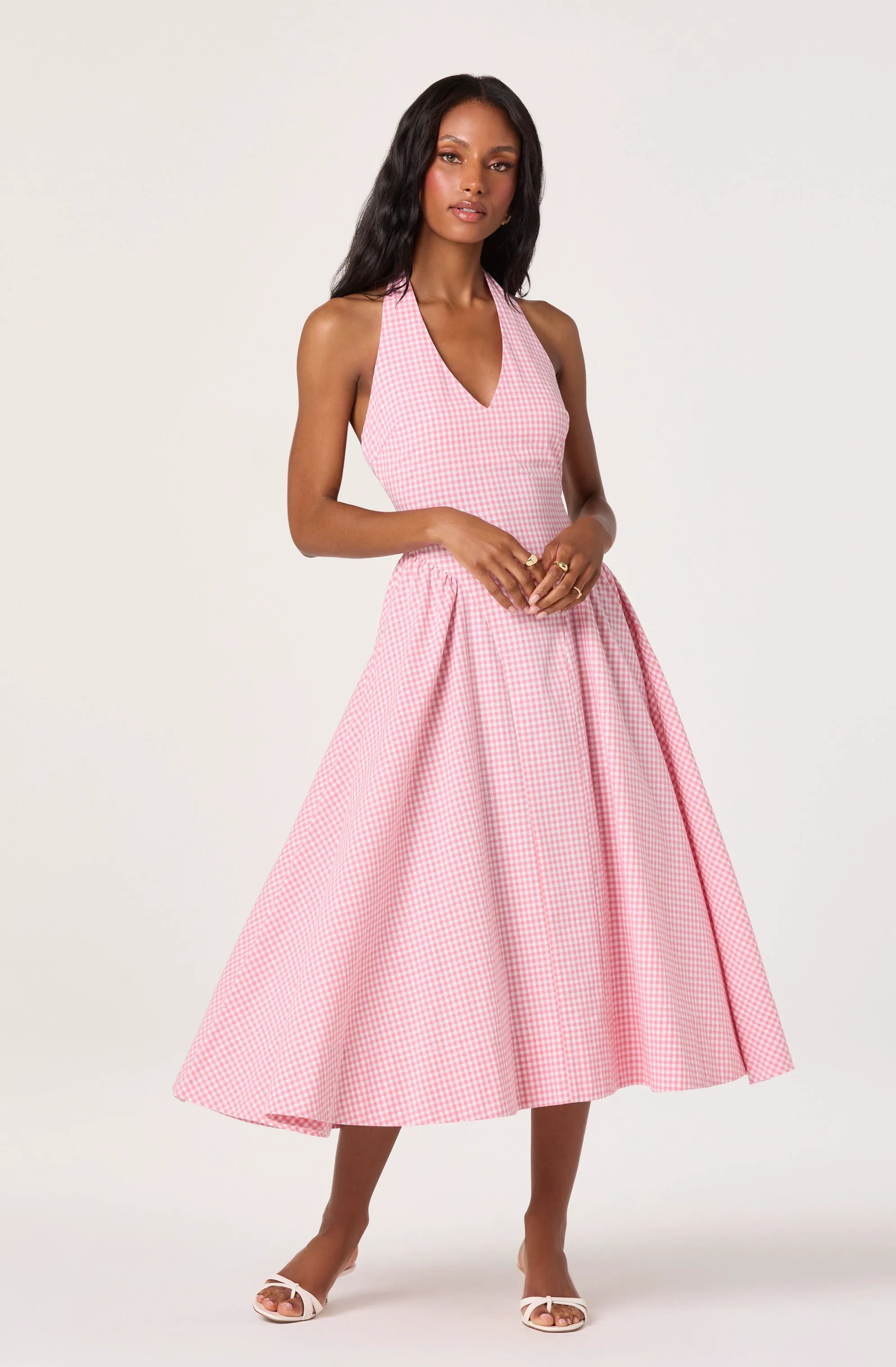 Pink gingham