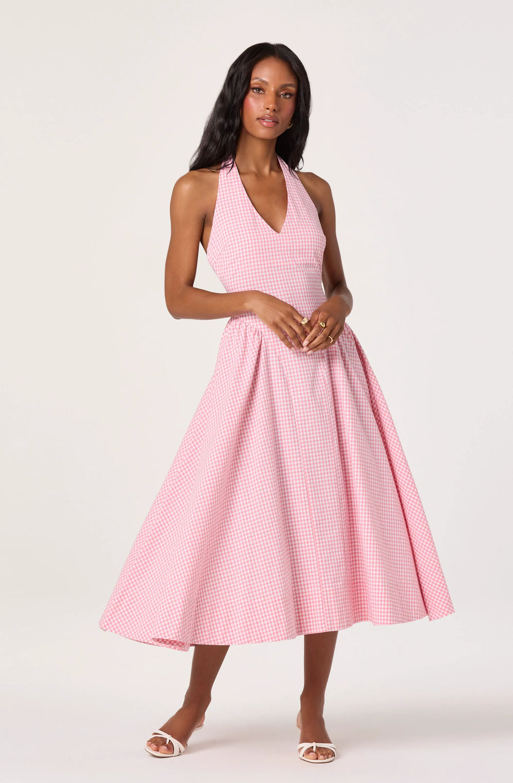 Pink gingham