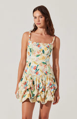 Yellow green floral