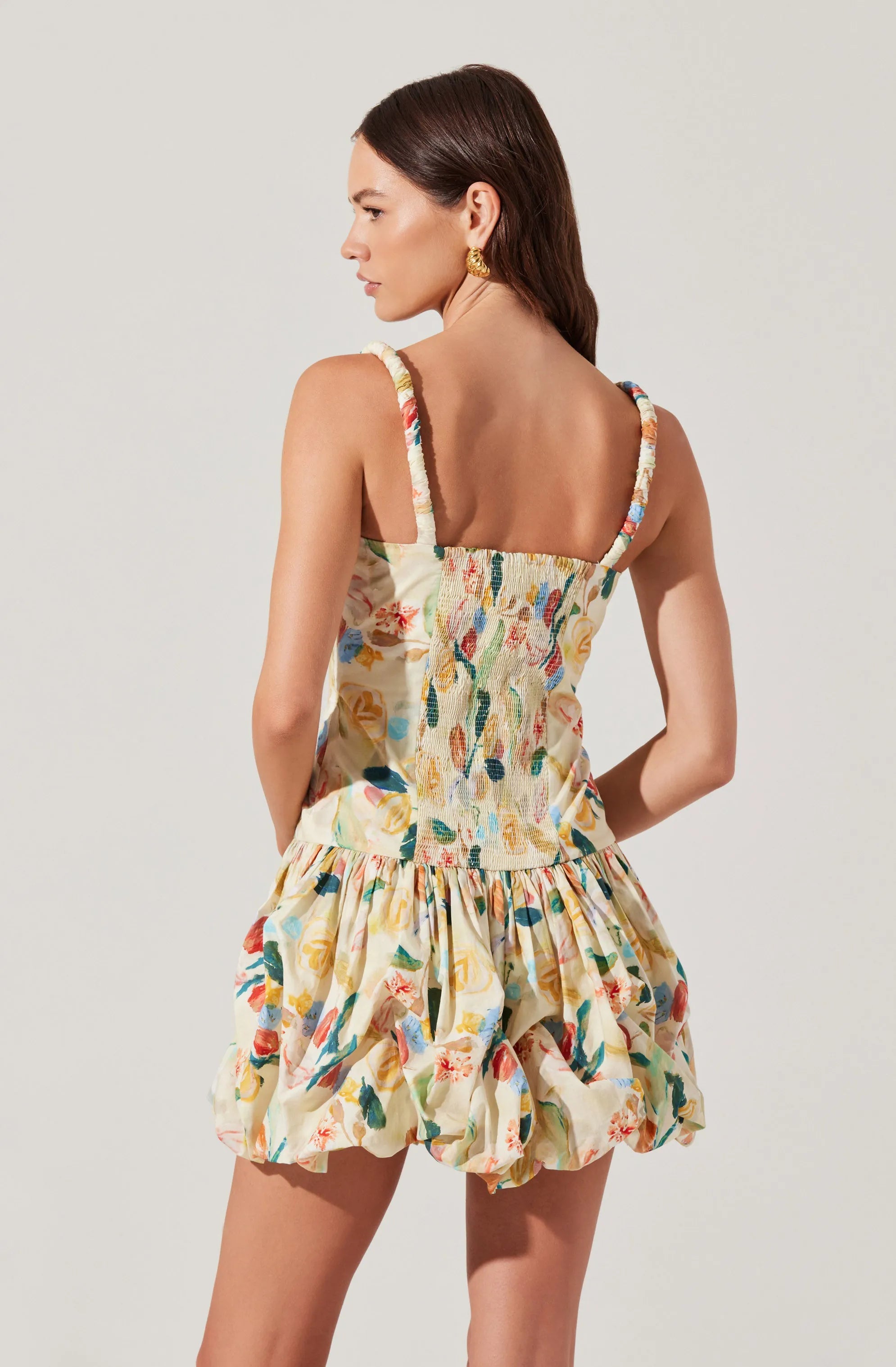 Yellow green floral