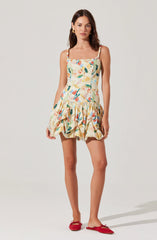Yellow green floral