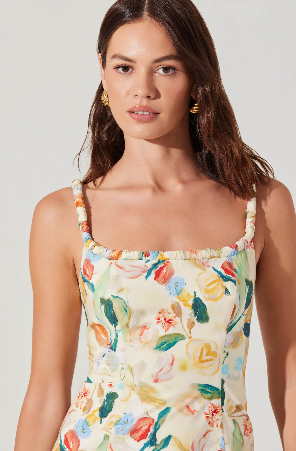 Yellow green floral