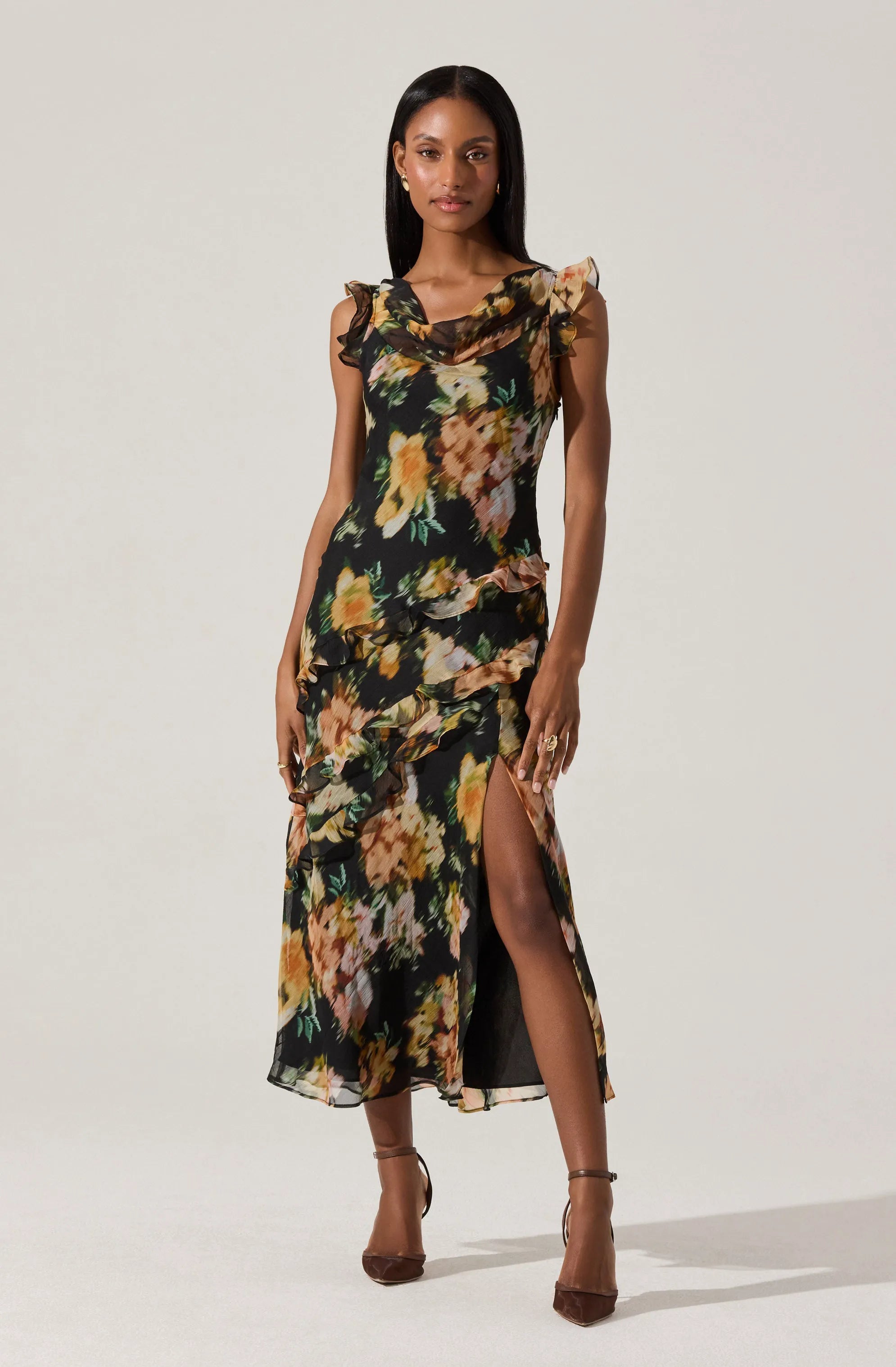 Black floral