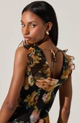 Black floral