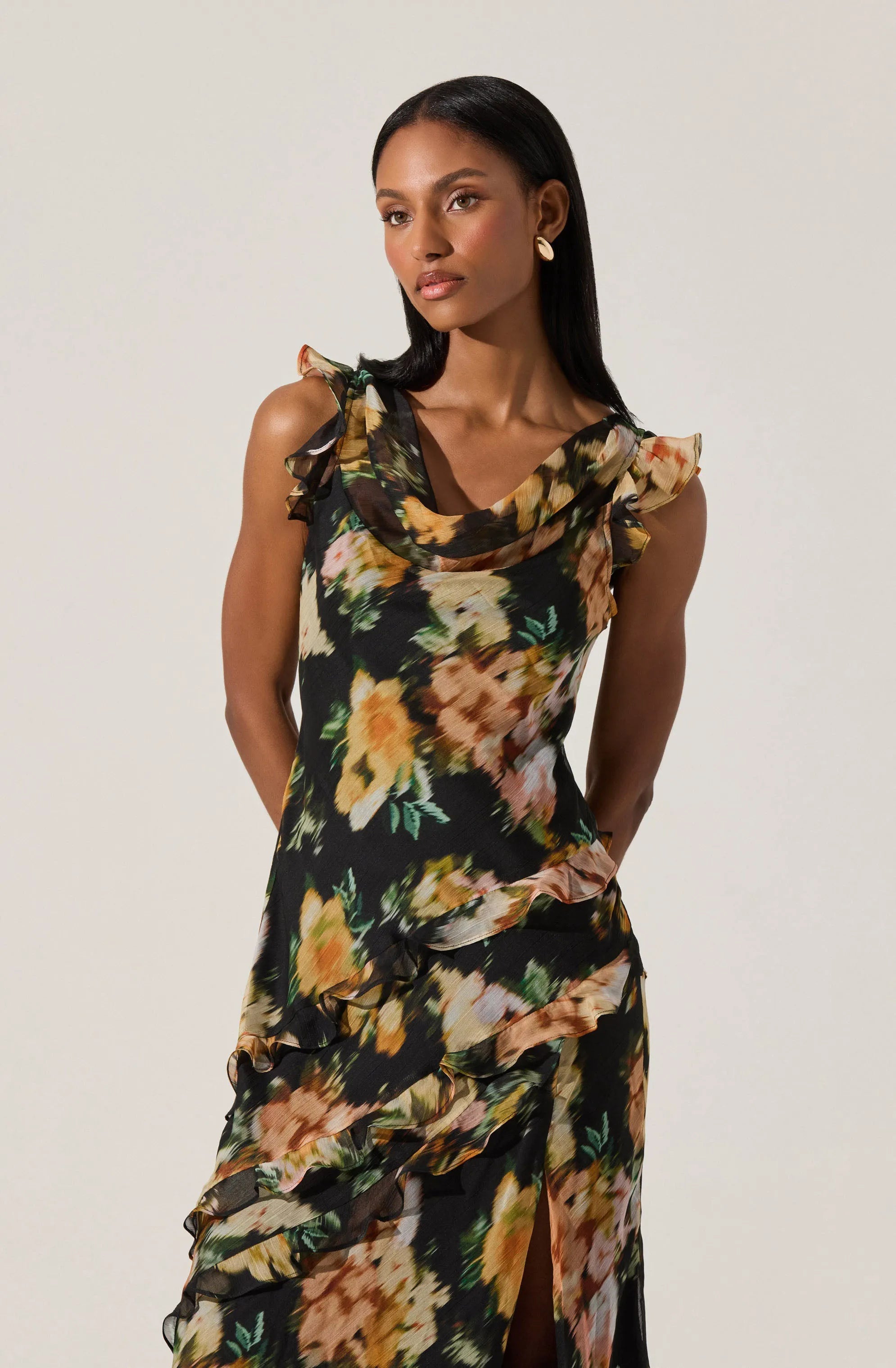 Black floral