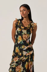 Black floral