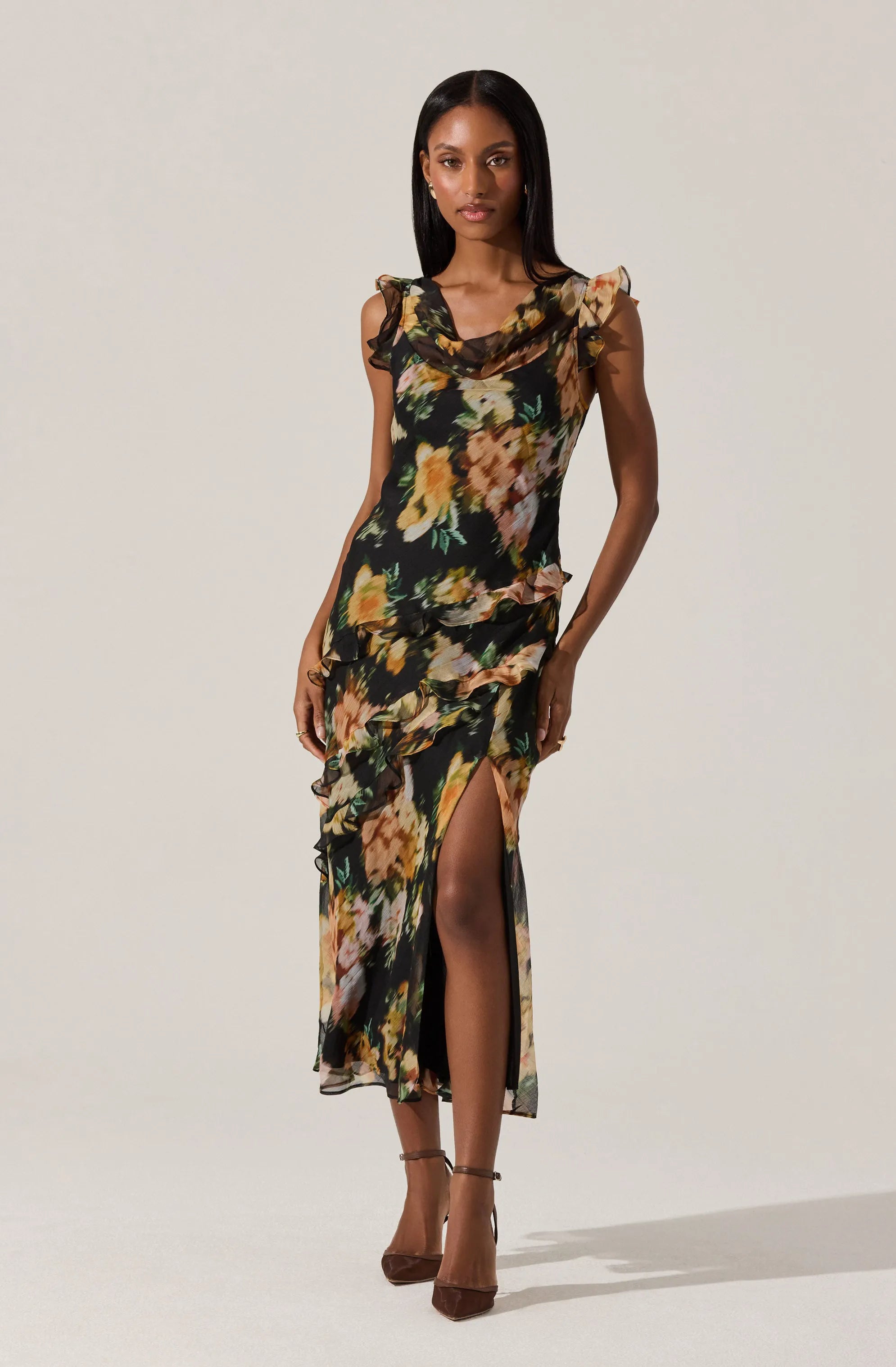 Black floral