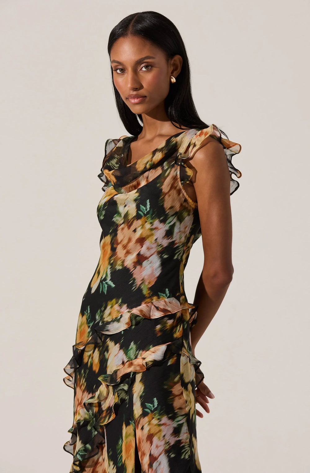 Black floral