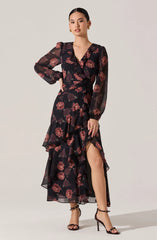 Black floral