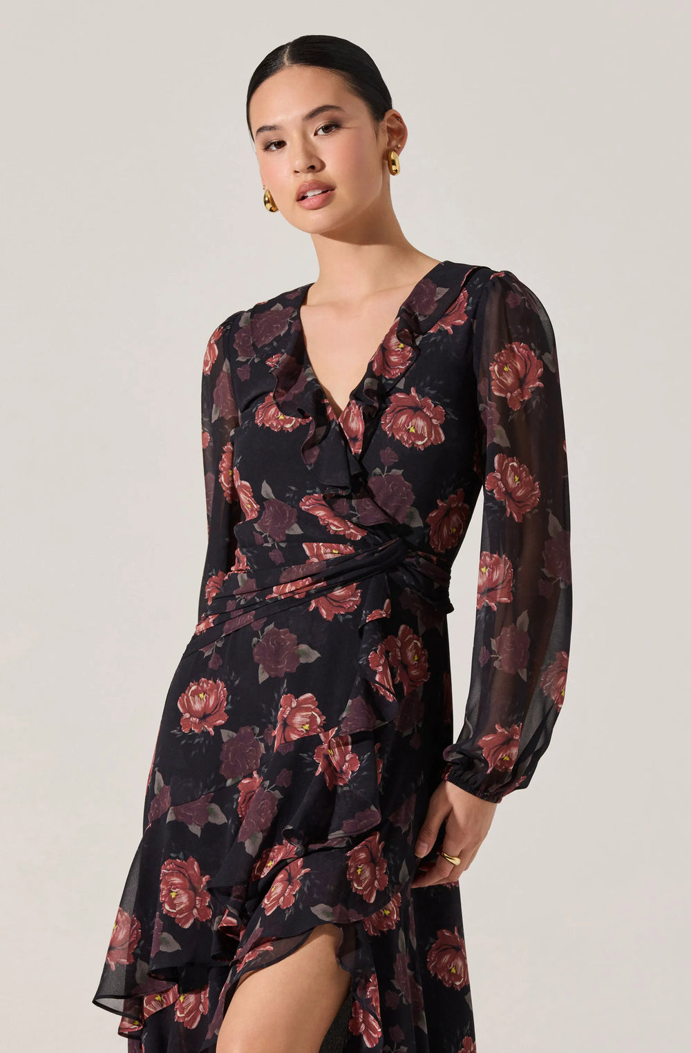 Black floral