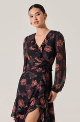 Black floral