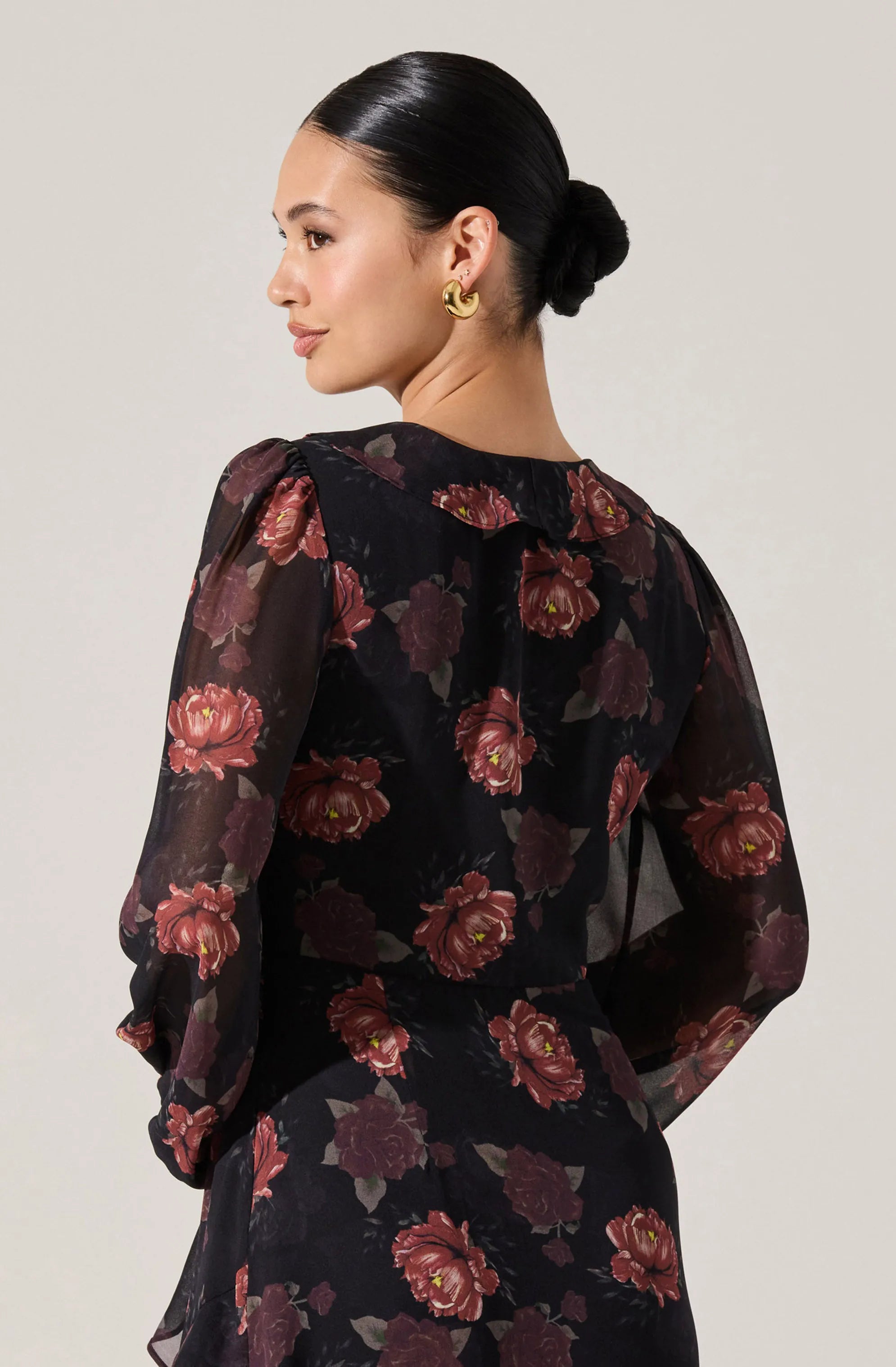 Black floral