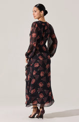 Black floral