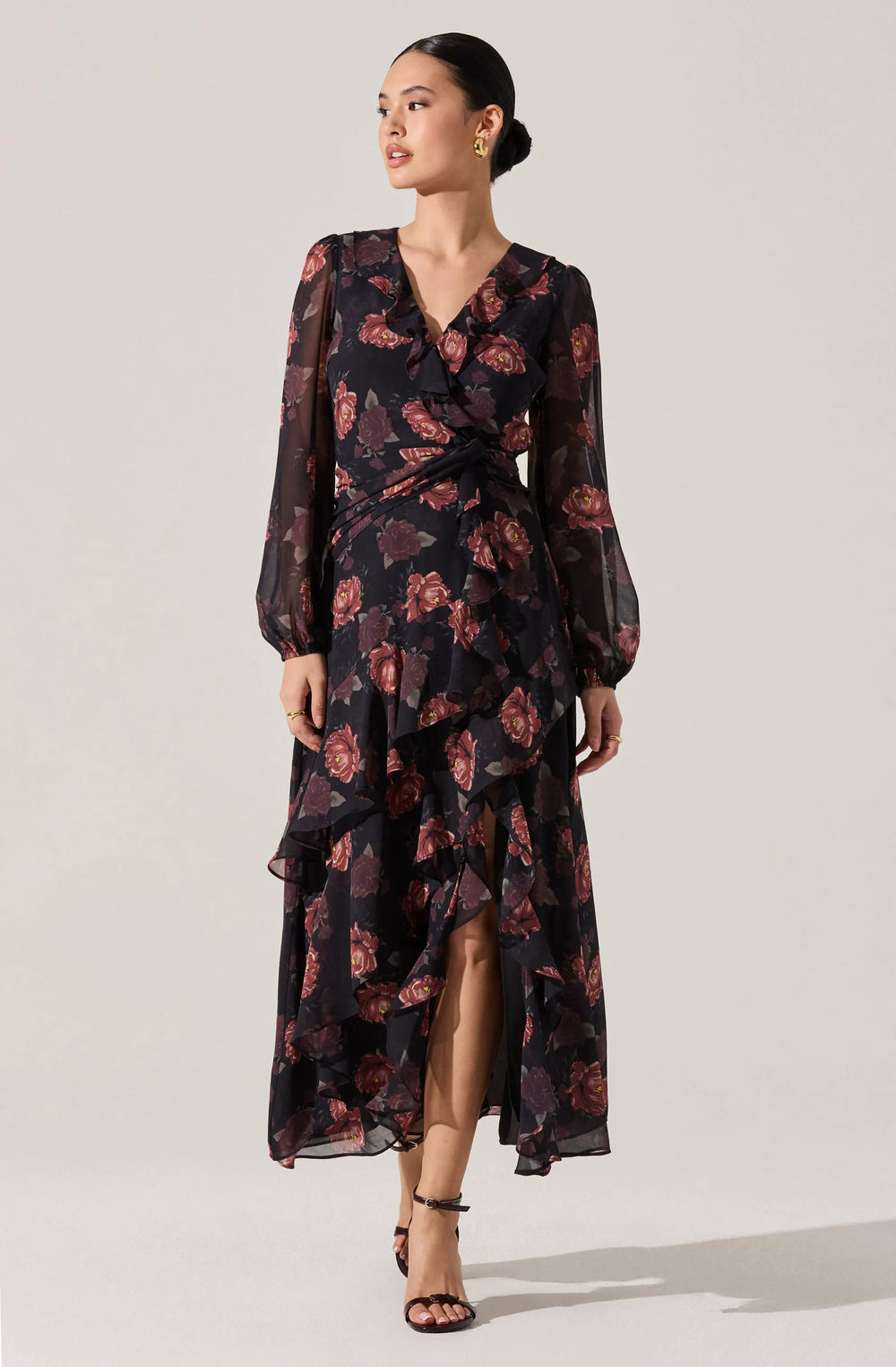 Black floral