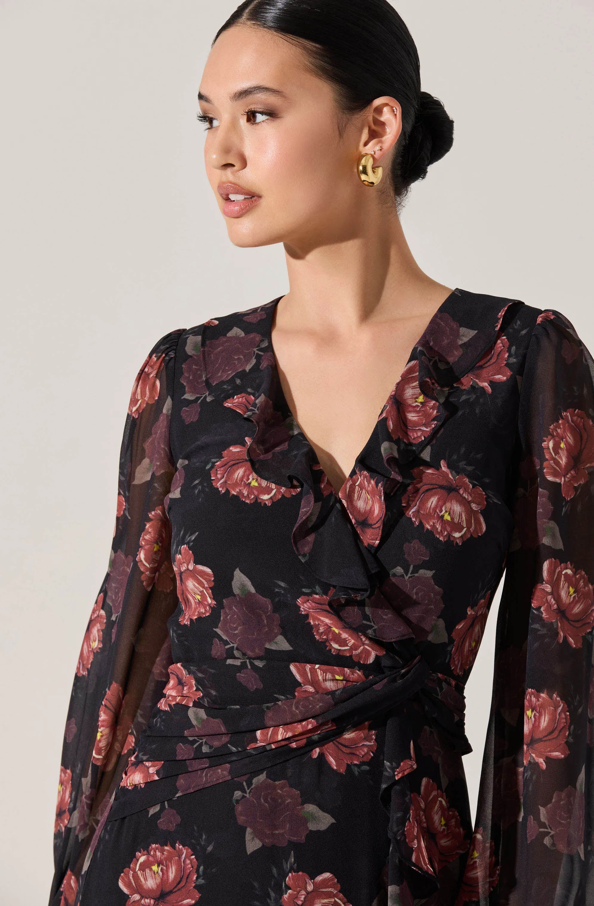 Black floral