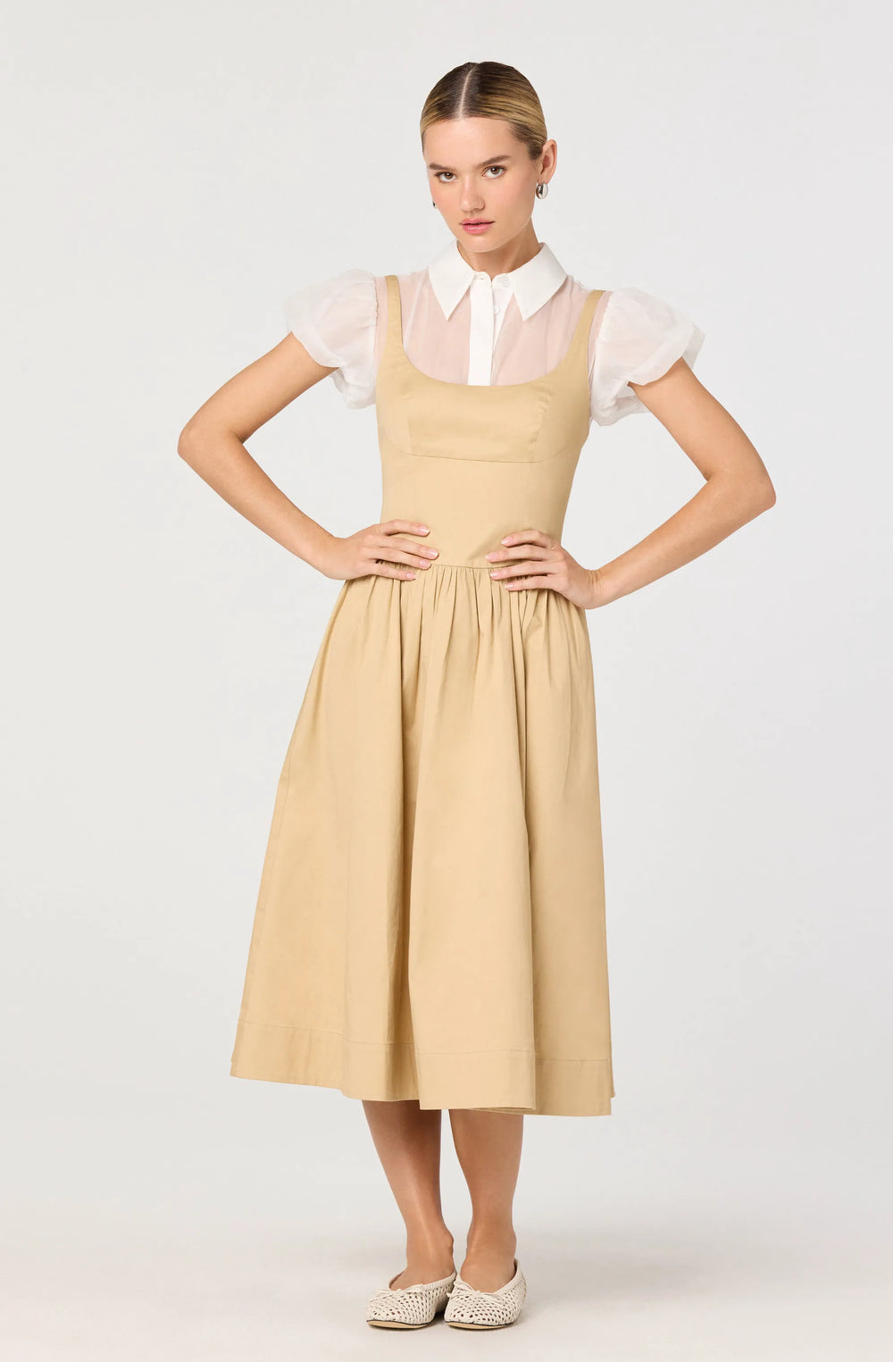 Khaki white