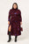 Plus Size - Dark plum multi