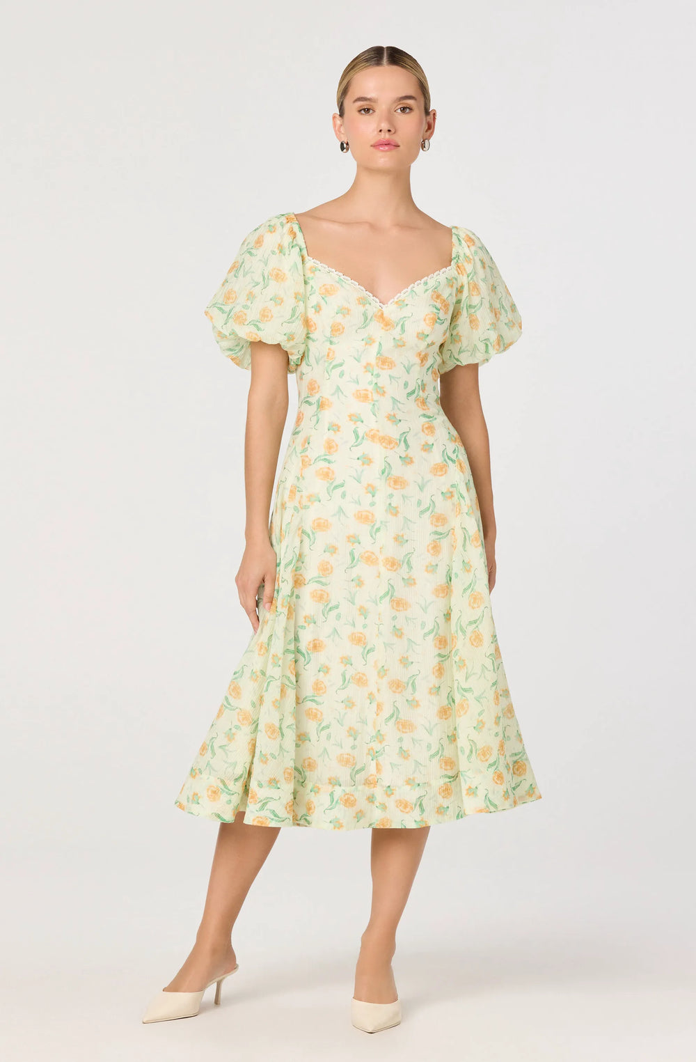 Yellow multi floral