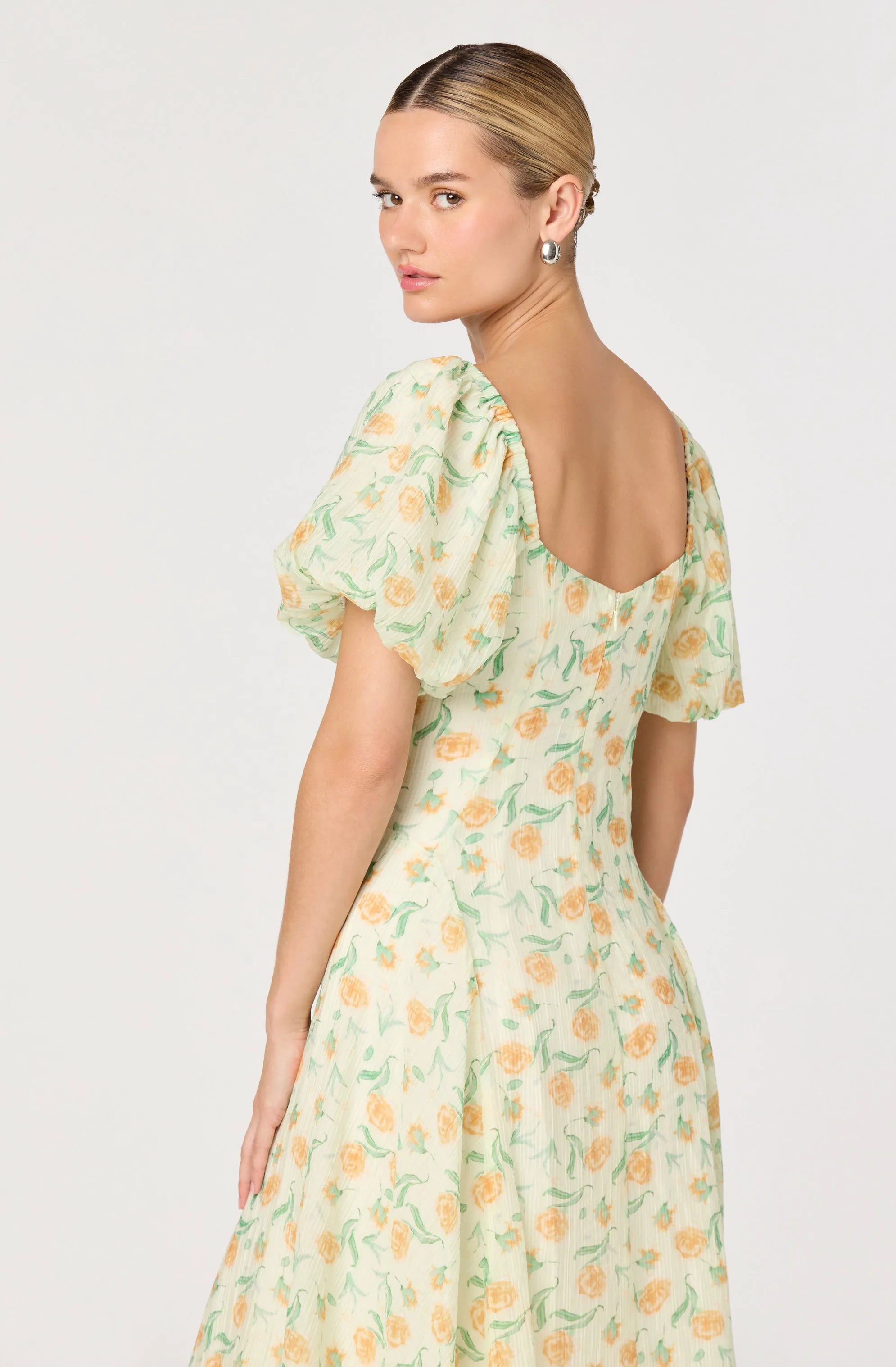Yellow multi floral