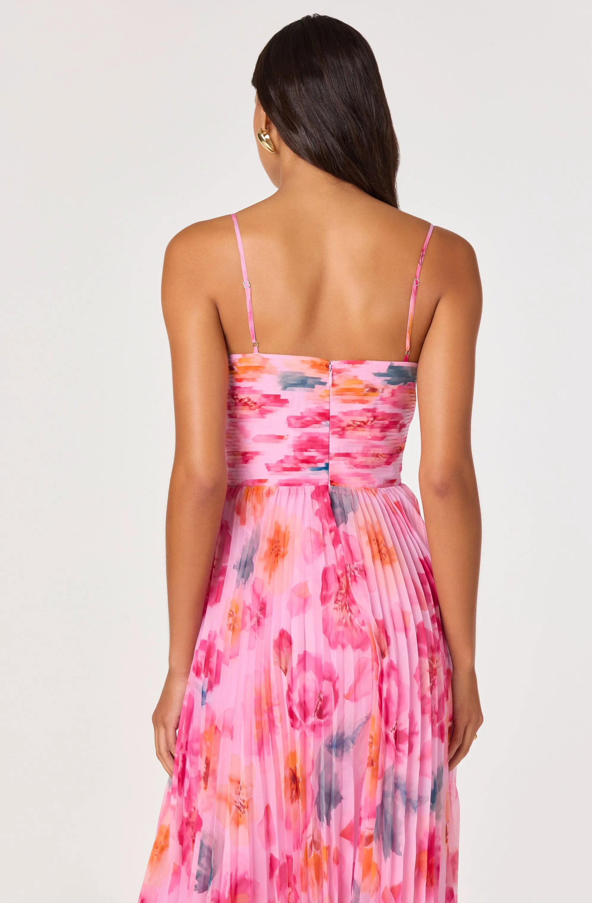 Pink multi floral