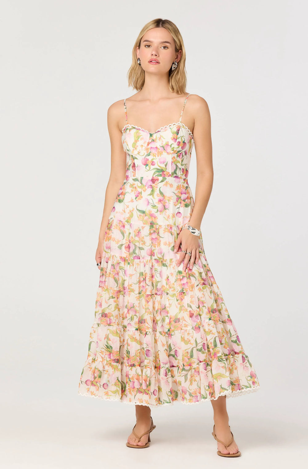 Pink multi floral