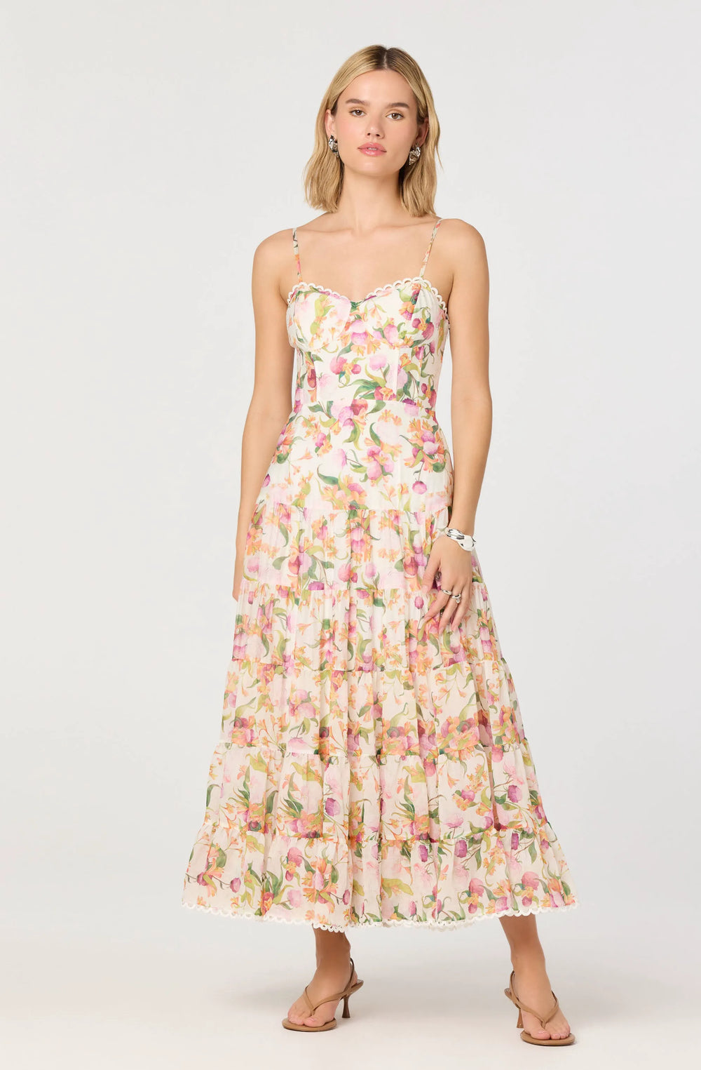 Pink multi floral