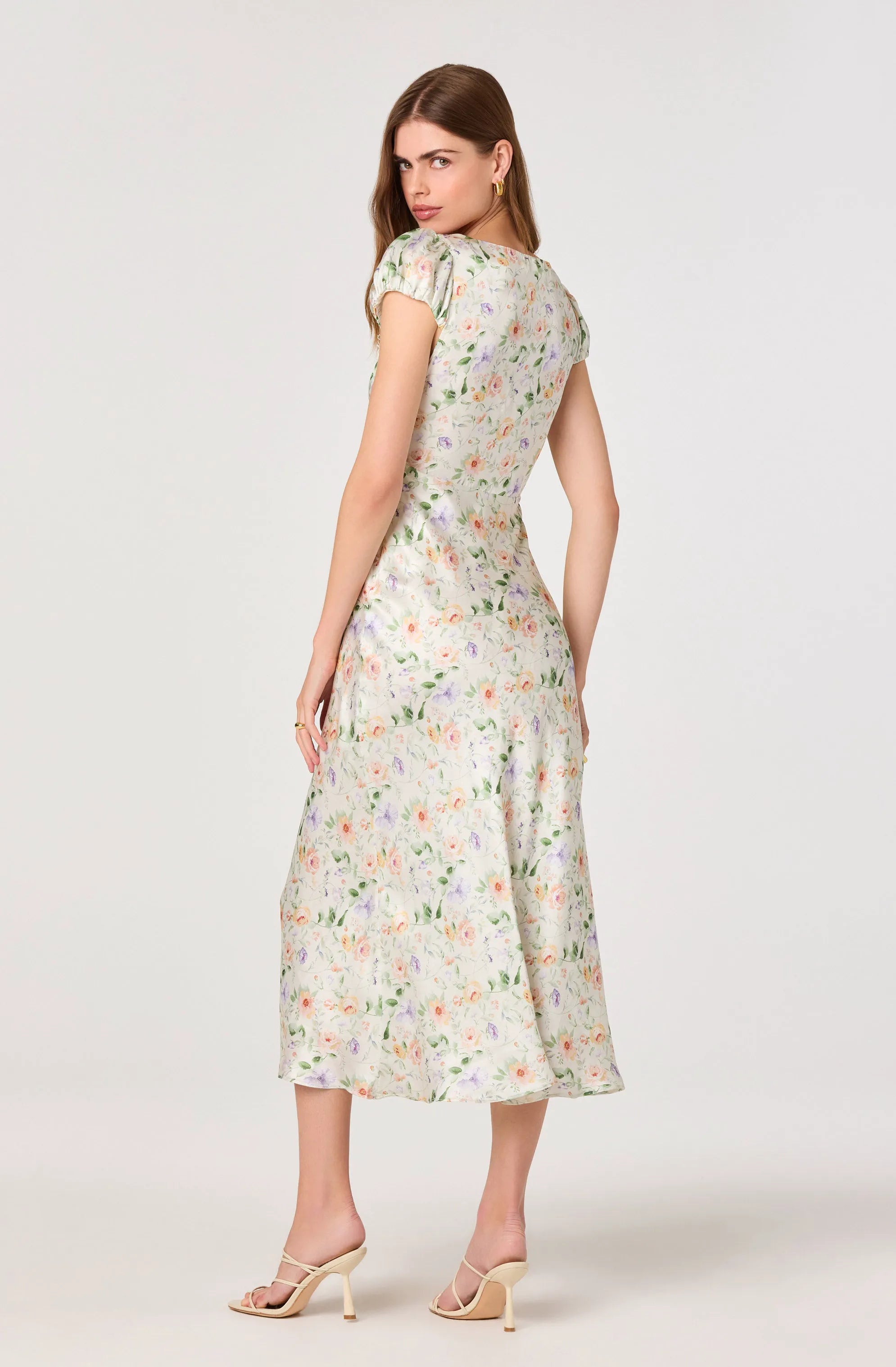 Pale green floral