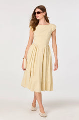 Butter yellow plaid