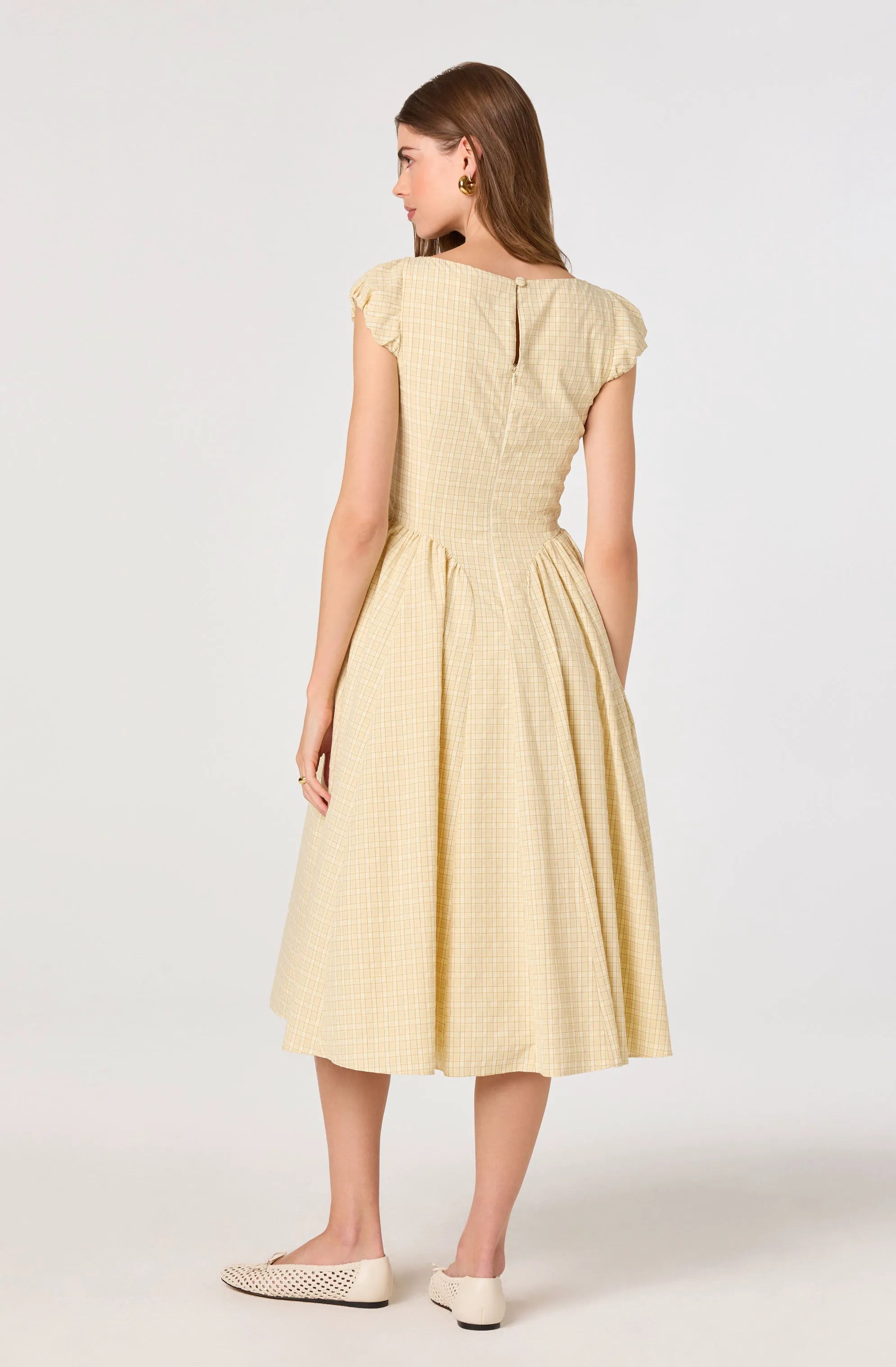 Butter yellow plaid