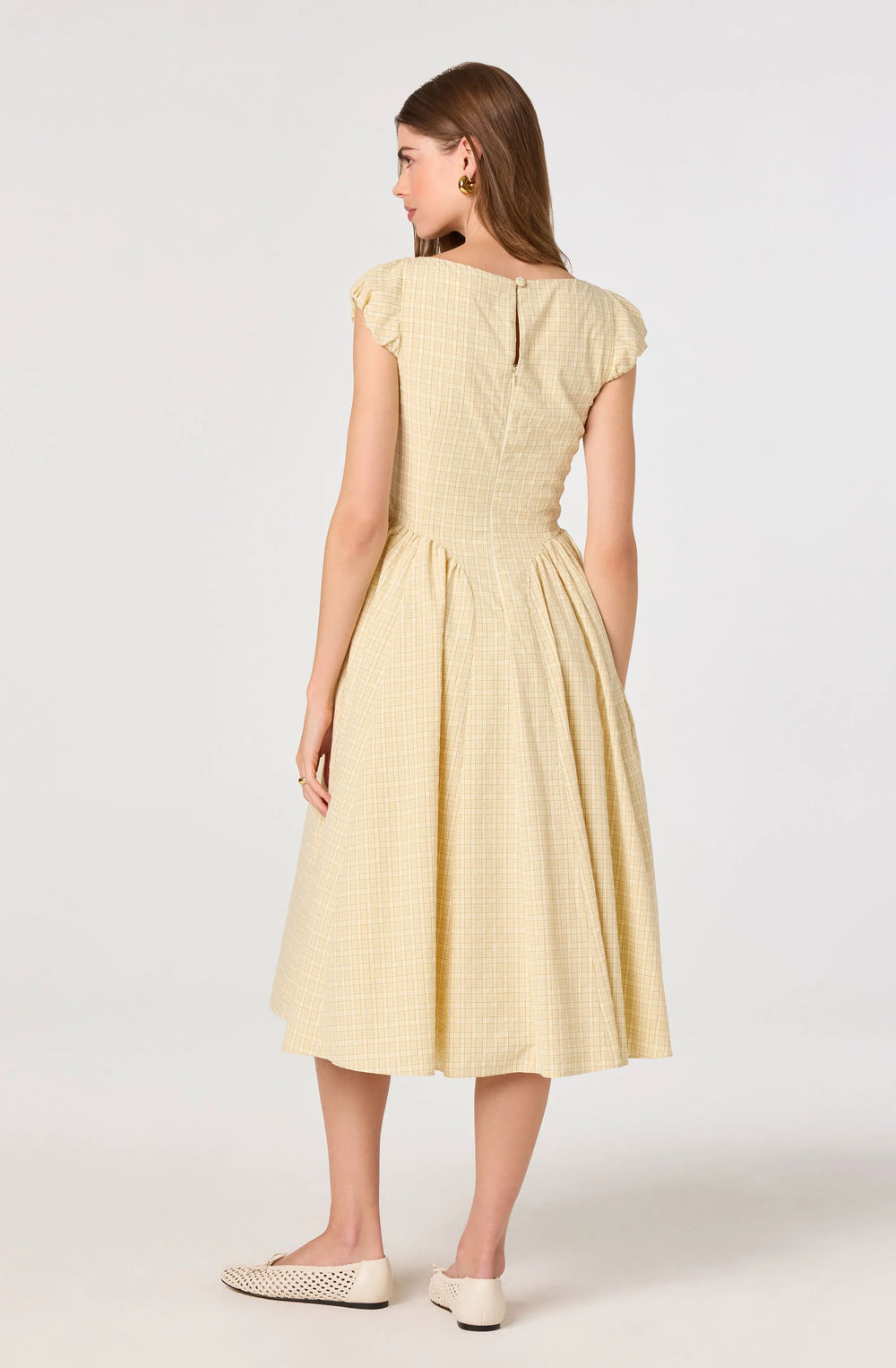 Butter yellow plaid