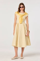 Butter yellow plaid