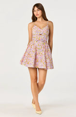 Pink lilac floral