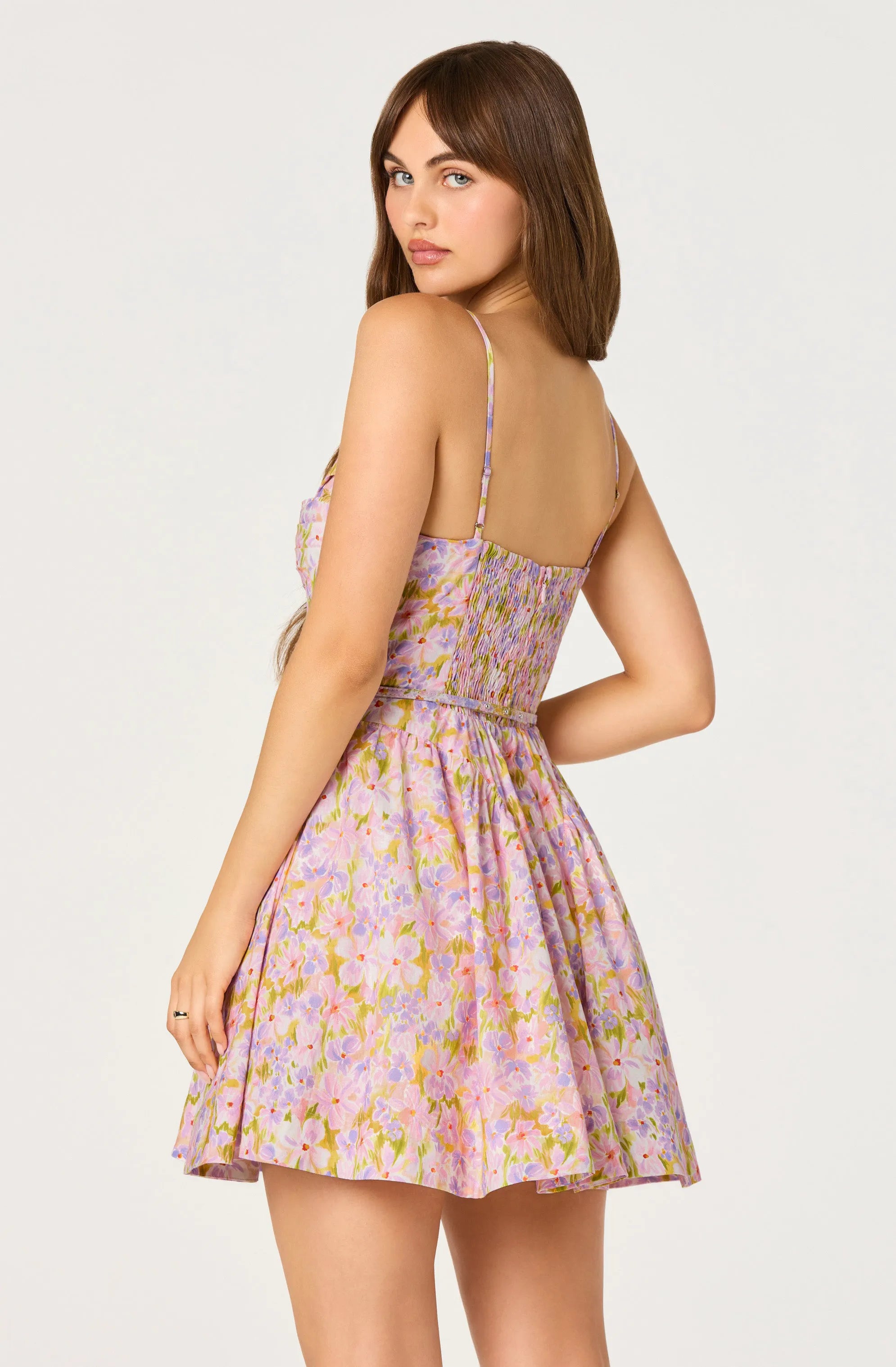 Pink lilac floral
