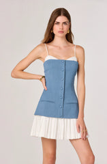 Blue white