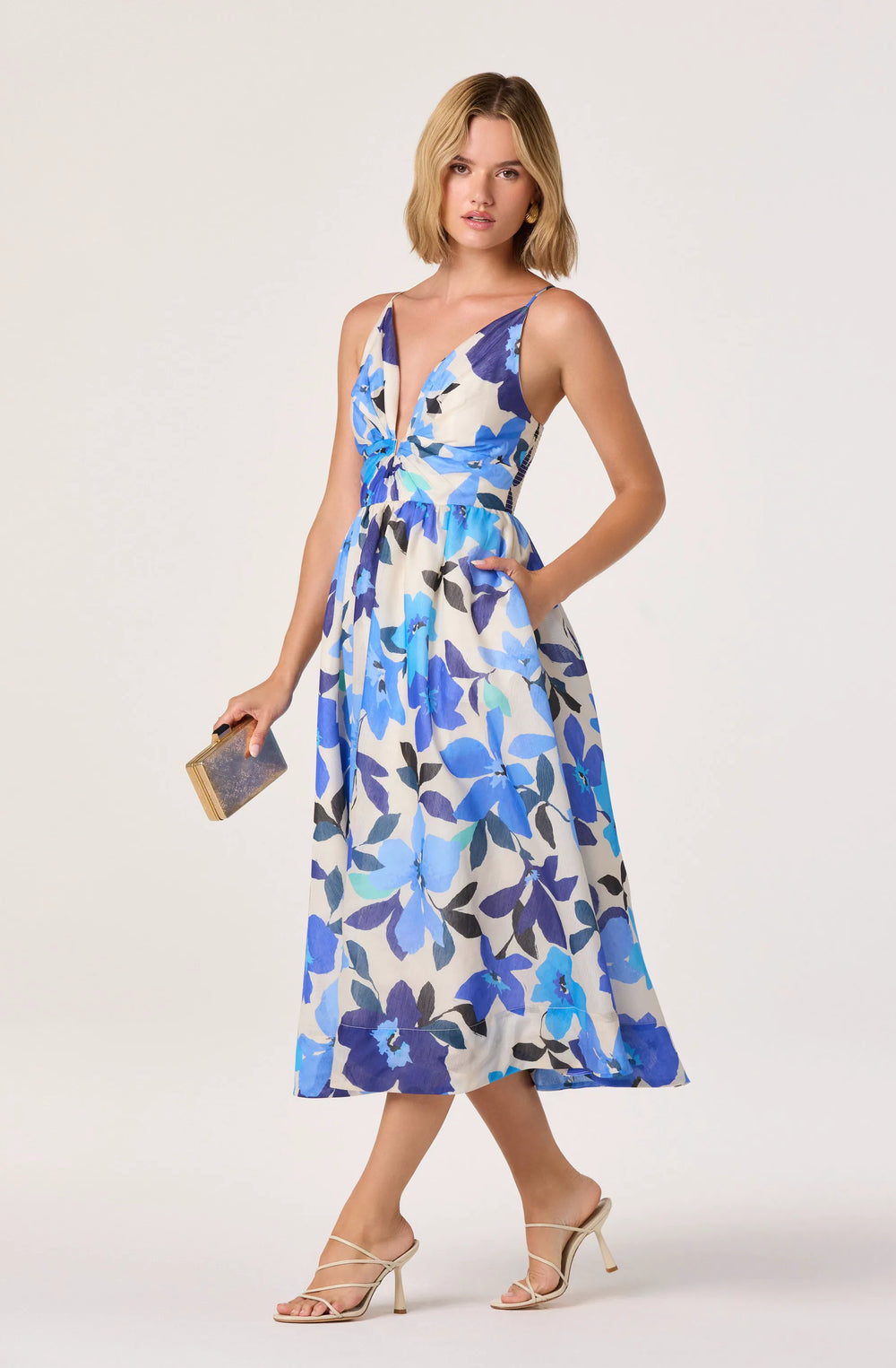 Blue floral