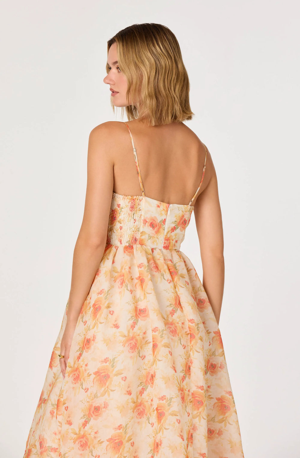 Orange floral