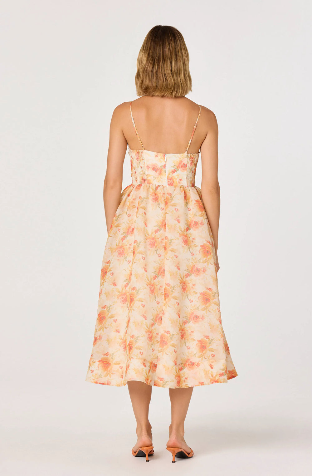 Orange floral