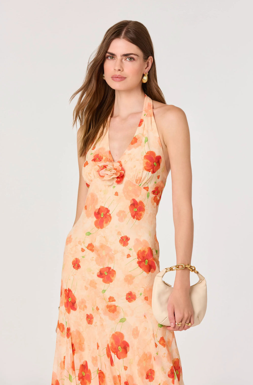 Orange floral