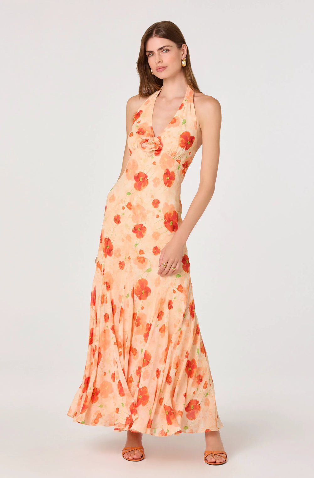 Orange floral