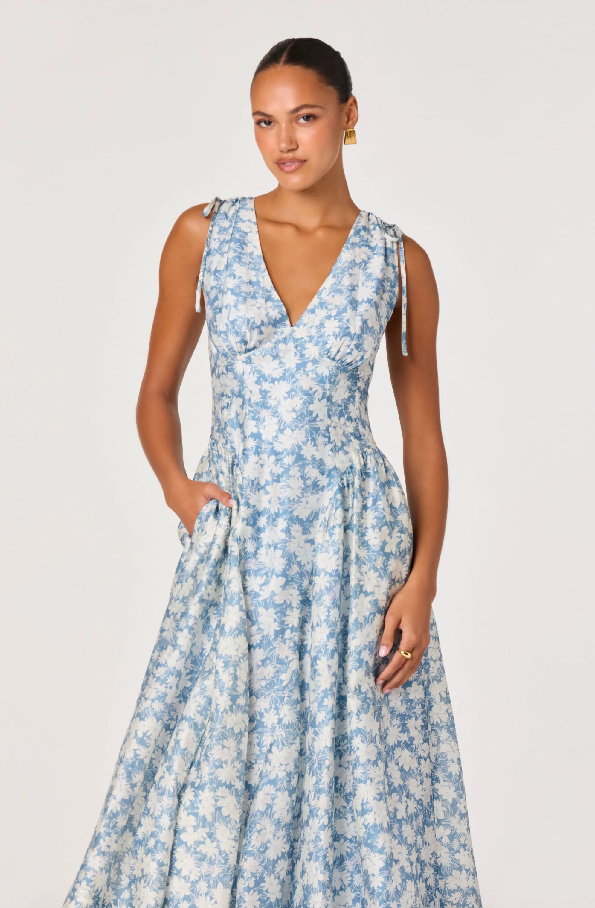 Blue floral