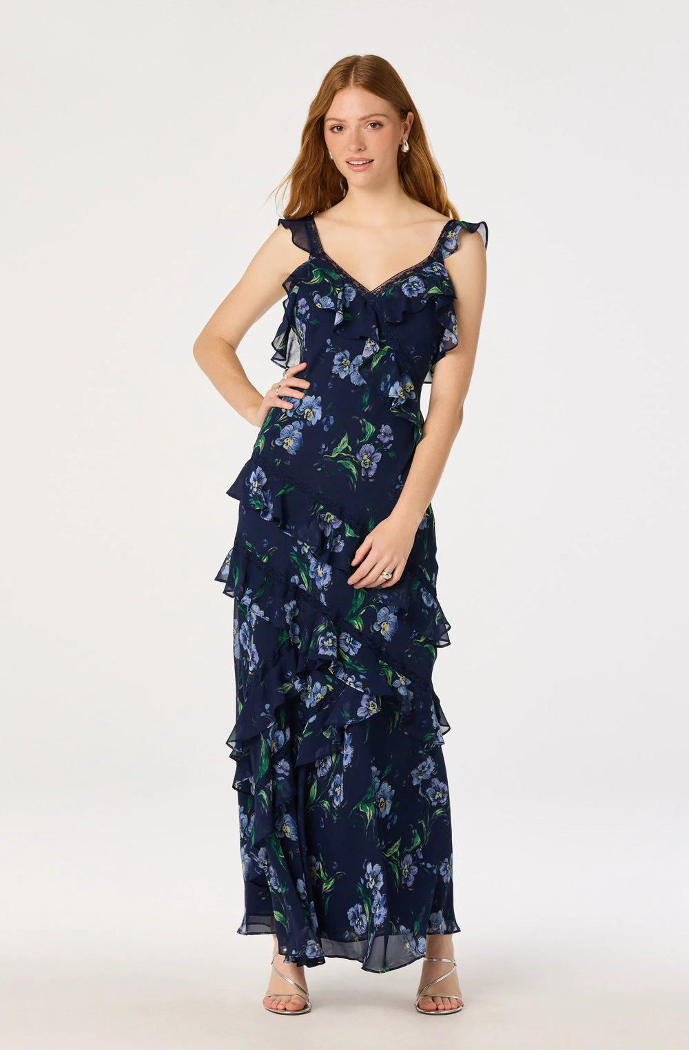 Navy floral