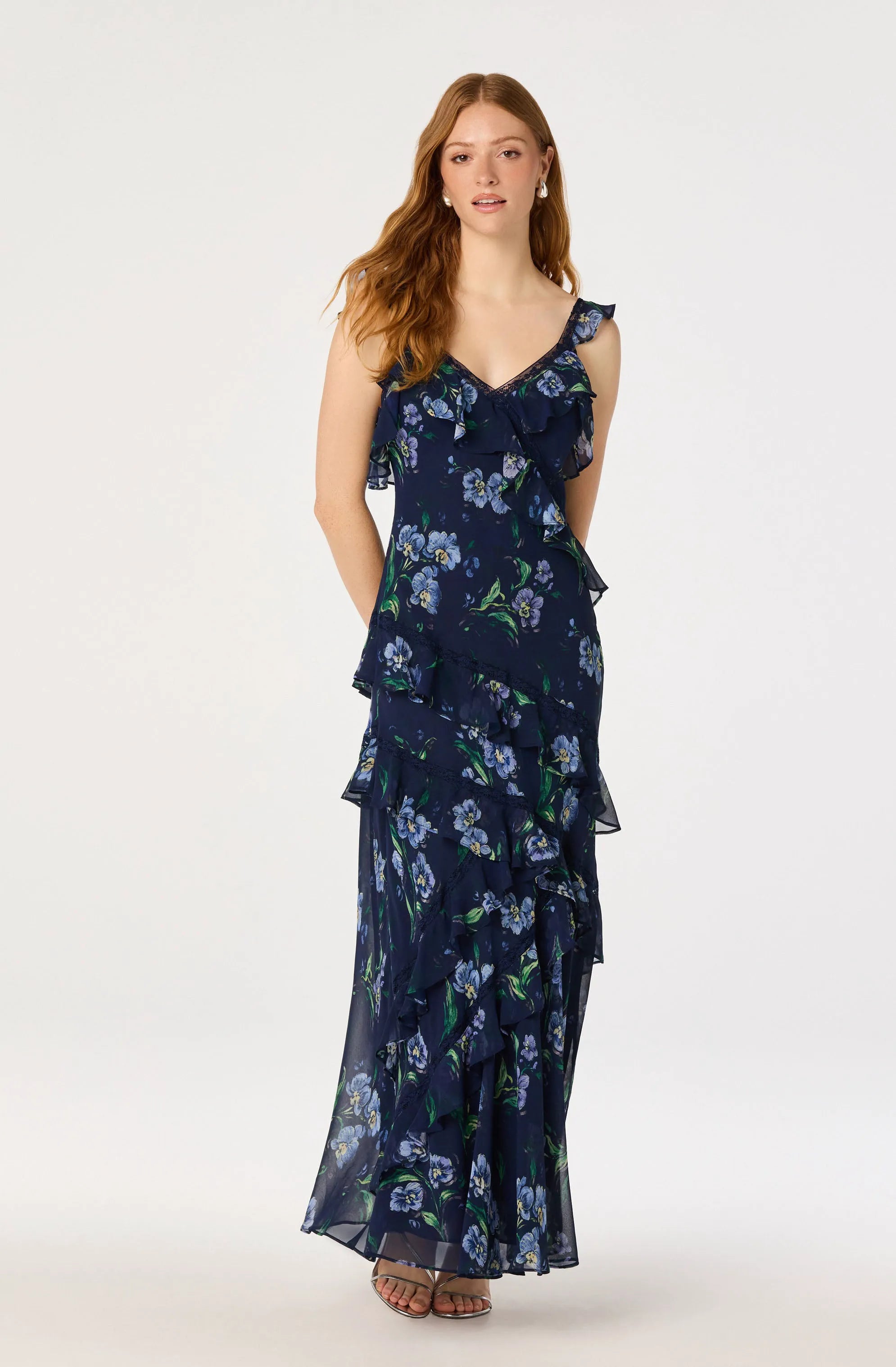 Navy floral
