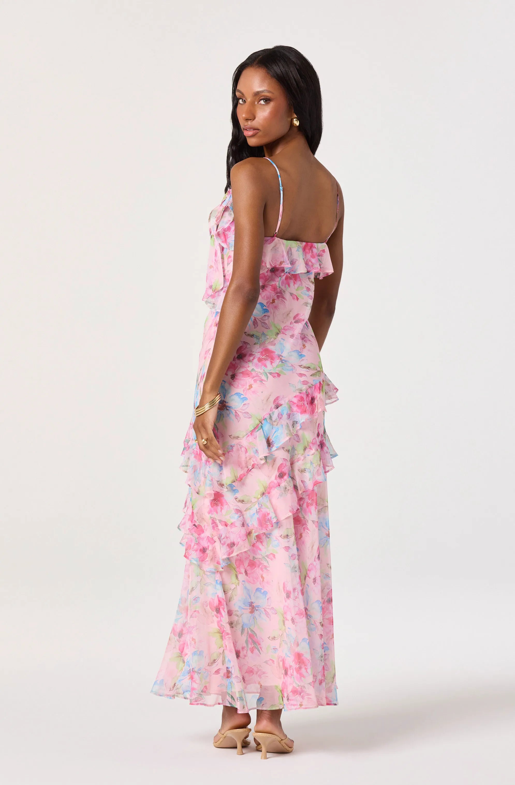 Pink multi floral