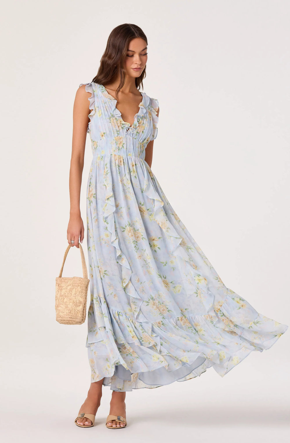 Light blue floral