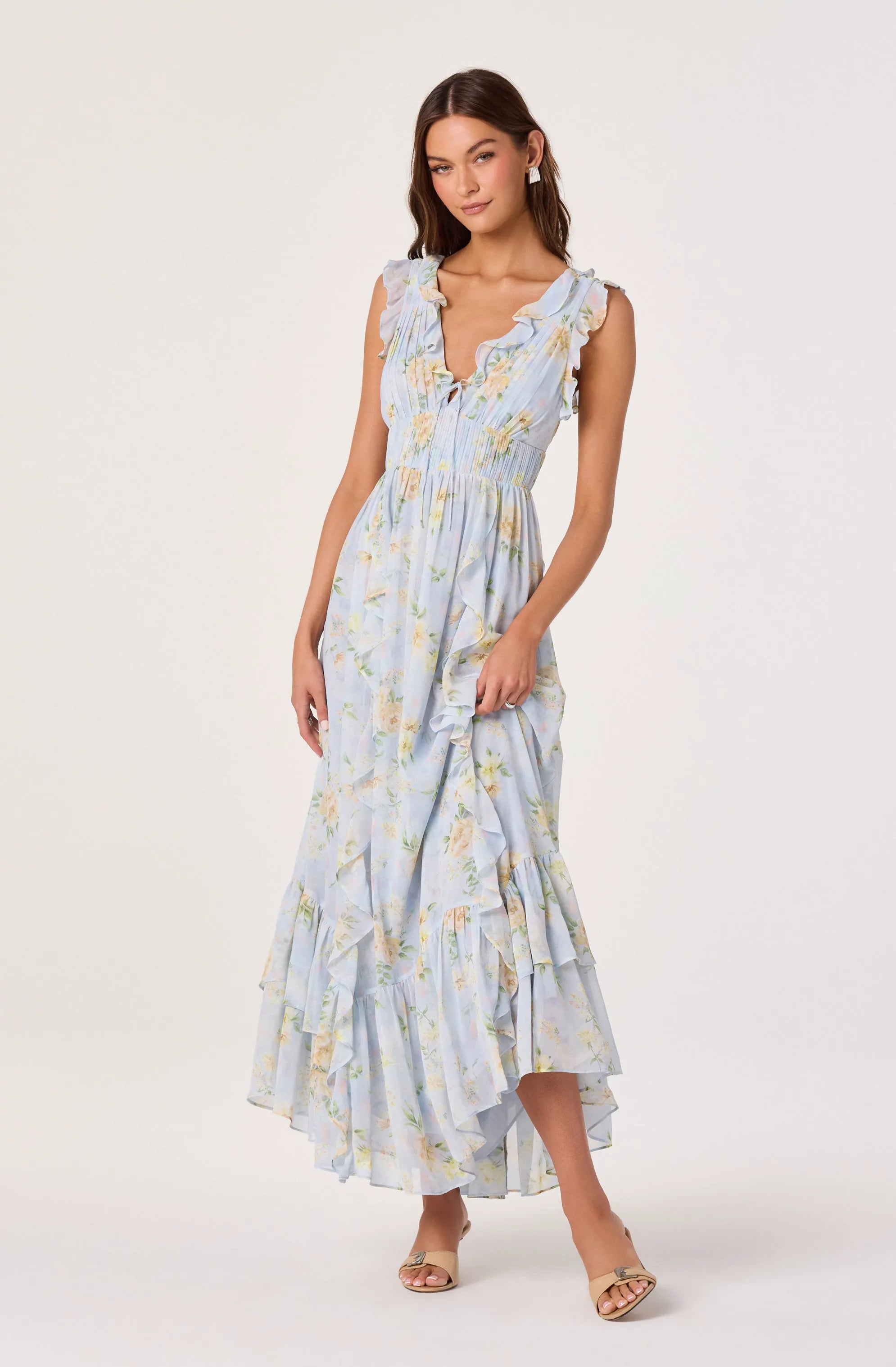 Light blue floral