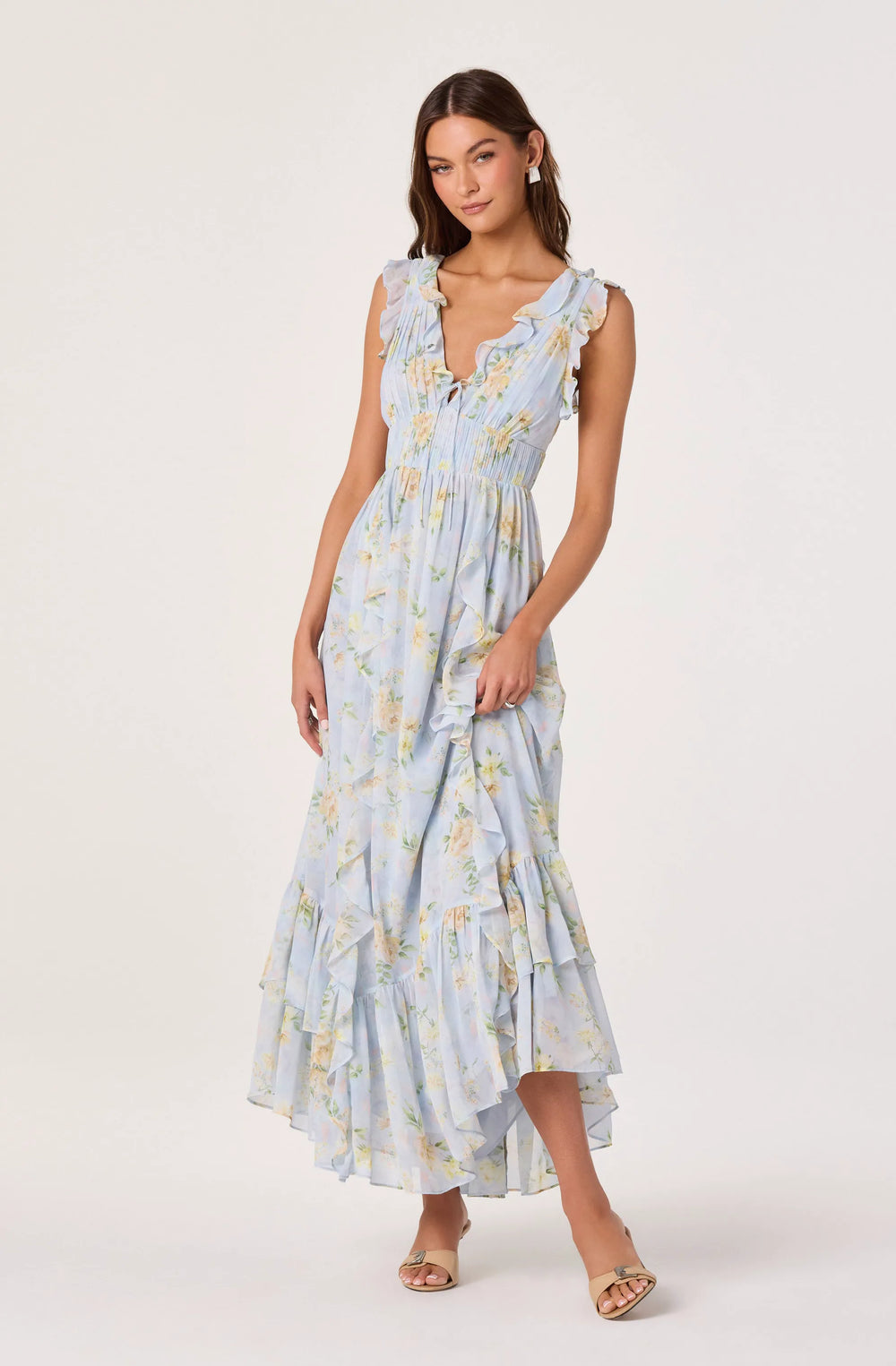 Light blue floral